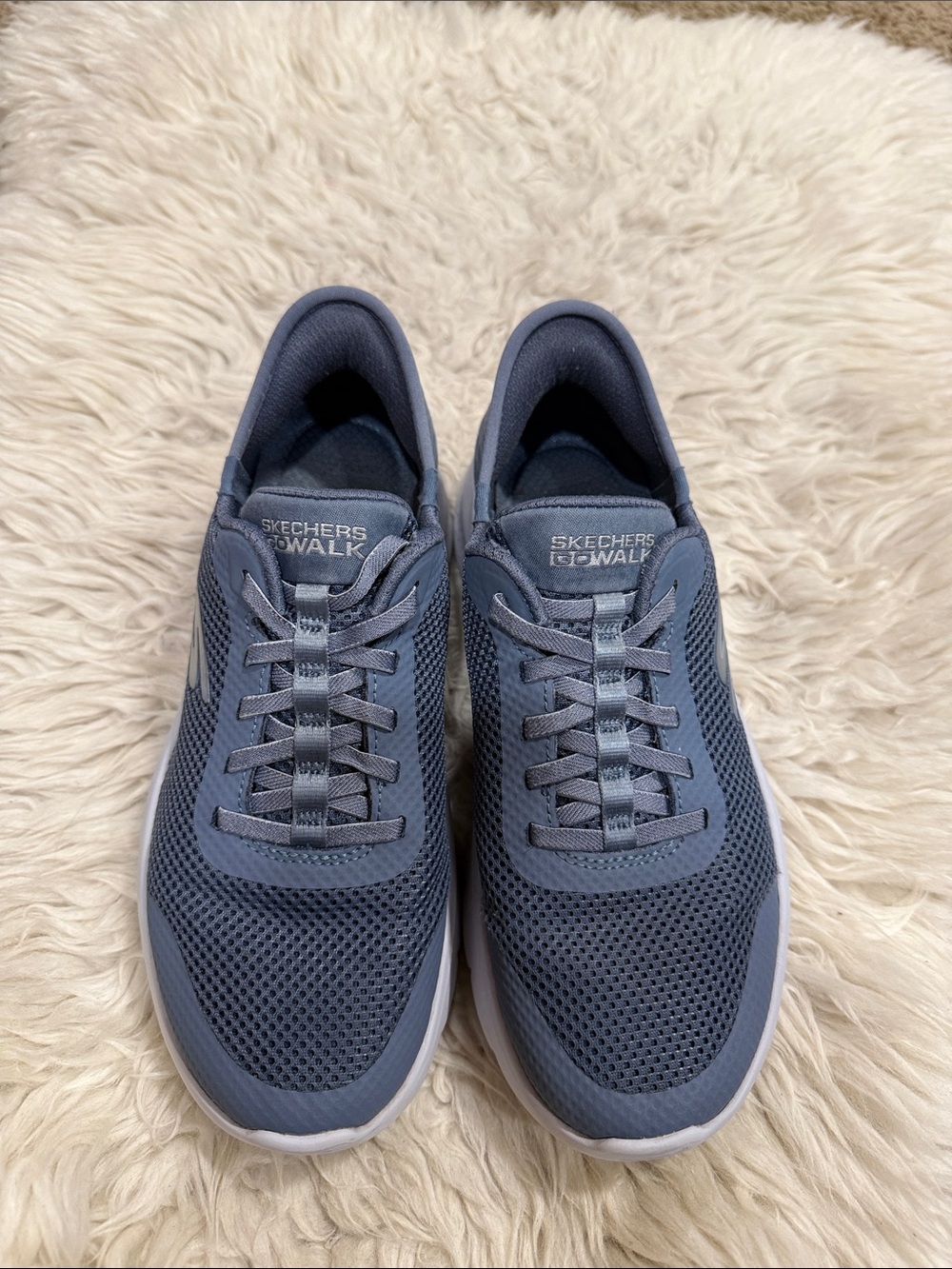 Skechers Hands Free Slip-Ins Go Walk Flex Grand Entry Sneaker In Blue Size 7 - Picture 6 of 8